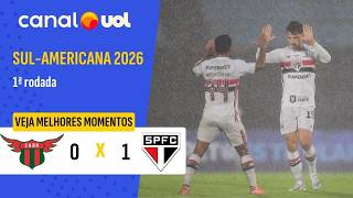 SÃO PAULO VENCE O BOSTON RIVER NA ESTREIA NA SUL-AMERICANA FORA DE CASA! MELHORES MOMENTOS
