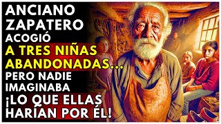 UN ANCIANO ZAPATERO ACOGIÓ A TRES NIÑAS ABANDONADAS, PERO NADIE IMAGINABA LO QUE ELLAS HARÍAN POR ÉL