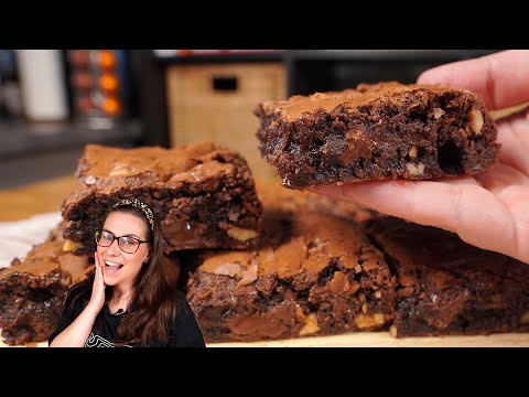 THE BEST BROWNIE RECIPE YOU'VE EVER SEEN! CHOCOLATE BROWNIE WITH A CRUNCHY CONE