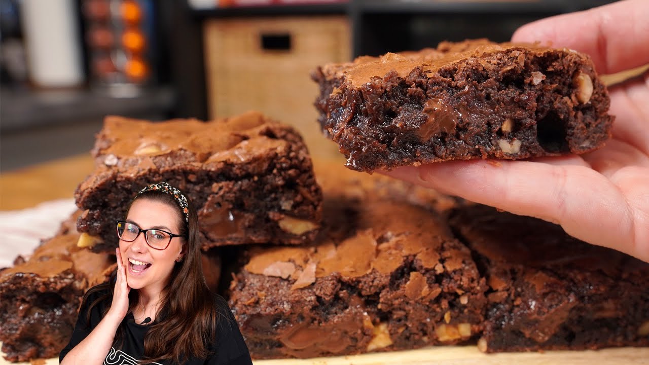 A MELHOR RECEITA DE BROWNIE QUE VOCÊ JÁ VIU! BROWNIE CHOCOLATUDO COM CASQUINHA CROCANTE