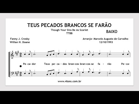 TTBB 0027 BX TEUS PECADOS BRANCOS SE FARÃO BAIXO MIDI