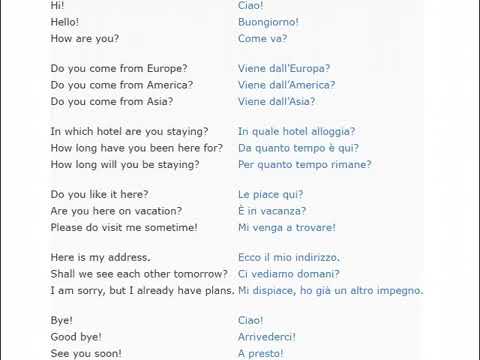 ITALIAN free COURSE 100 LESSONS + TEXT