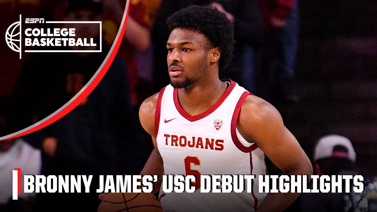 HIGHLIGHTS from Bronny James' USC Trojans debut | ESPN College Basketball
