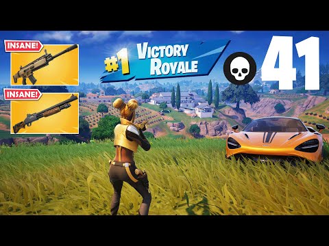 41 Elimination Solo Vs Squads Full Gameplay Win! (Fortnite Chapter 5 Season 1)