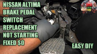 Nissan altima brake pedal switch (no start fix for free)