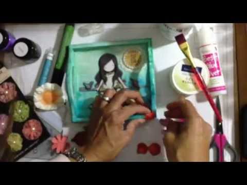 Dicas da D - Program #5 - Arte Francesa na Bandeja de Madeira.