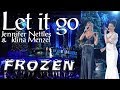 Jennifer Nettles & Idina Menzel ~  Let It Go - Frozen theme Live (subtitles with Lyrics)
