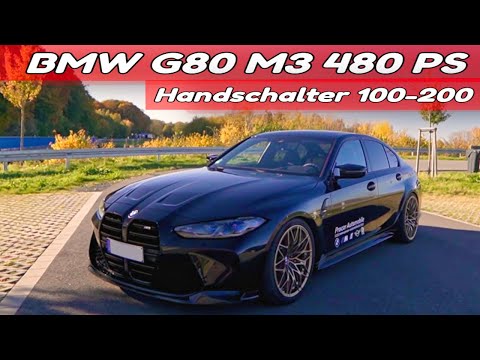 Zeiten messen im BMW G80 M3 2021 | 480 PS | Handschalter | 100-200