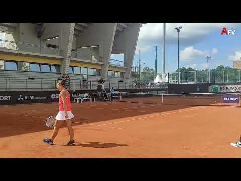 Tenis Sarra Erani - Andrea Lazaro Garcia BNP Paribas Polska Open 2022 07 24