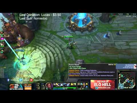 [12/5] Hi Im Gosu w/ Mic duo Aphromoo vs Meteos - Lucian vs Caitlyn ADC - League of Legends
