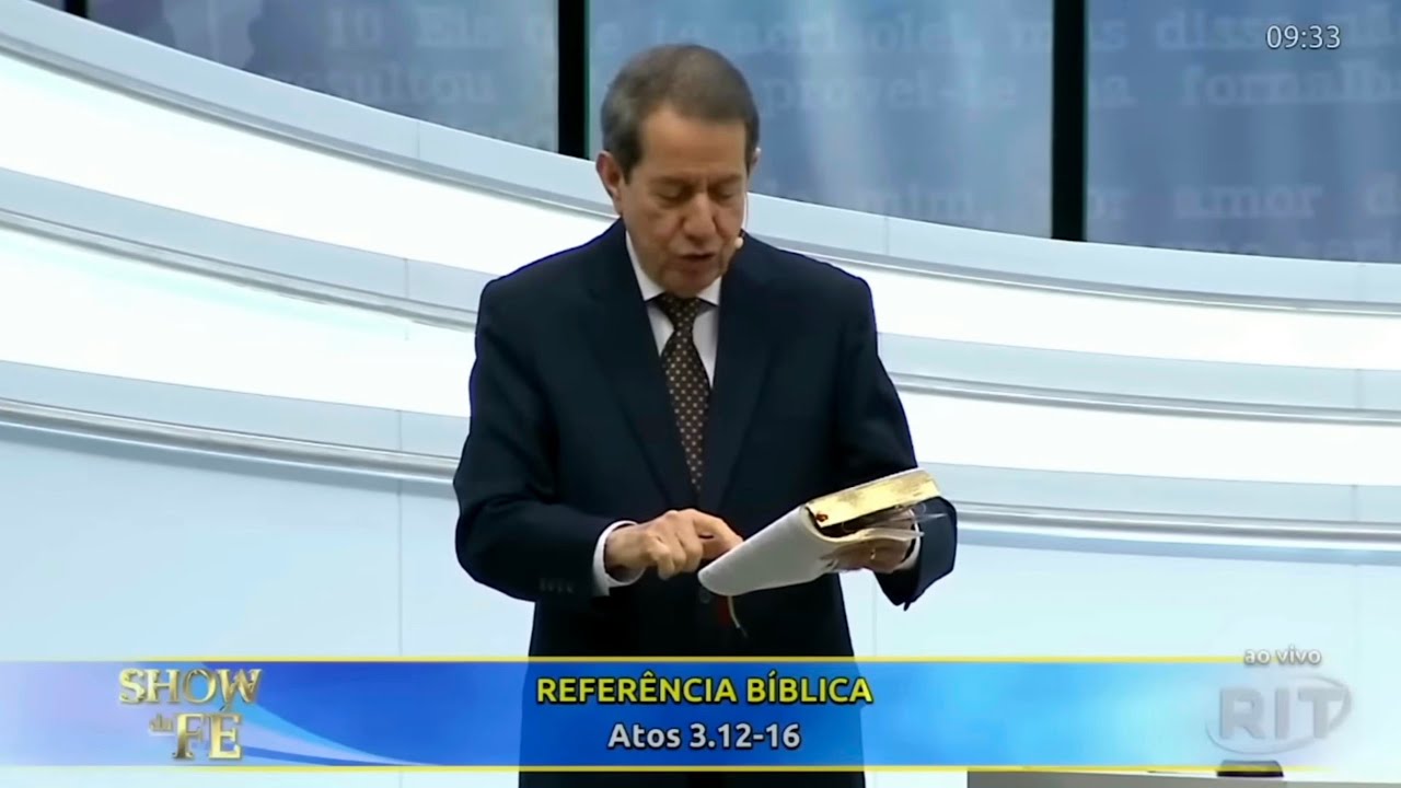 Missionário RR Soares - NÃO SE DESVIE DOS OLHOS DE DEUS - Atos 3:12-16
