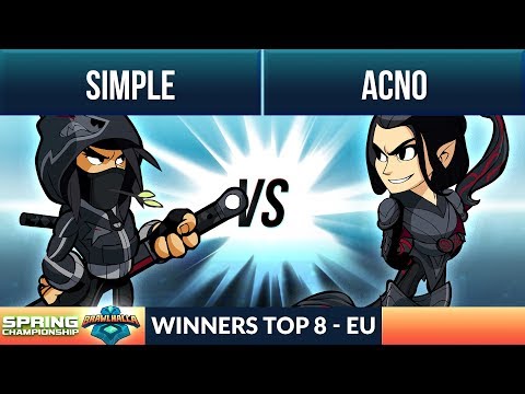 simpLe vs Acno - Winners Top 8 - Spring Championship EU 1v1