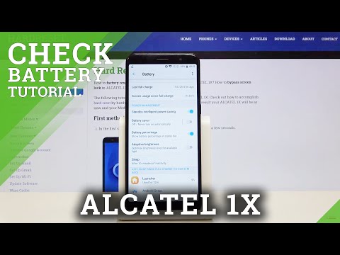How to Check Battery Percentage in ALCATEL 1X – Track Battery Level