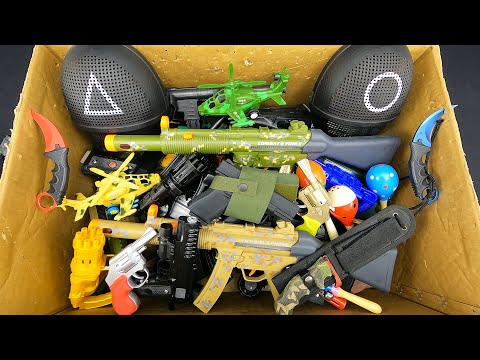 Squid Gun Box! Weapons Used by Squid Game Soldiers, Sharp Commando Knife, Dangerous Weapon Box