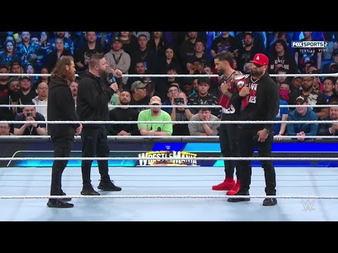 Confrontación entre The Usos con Kevin Owens & Sami Zayn Parte 1 -WWE Smackdown 31/03/2023 (Español)