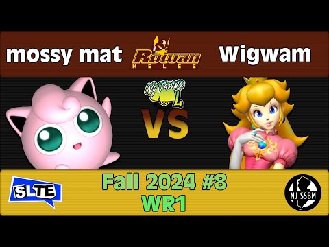 Rowan SSBM Fall 2024 #8: mossy mat (Puff) Vs. Wigwam (Peach) - WR1