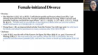 Divorce in Early Medieval China (1st to 6th century CE)