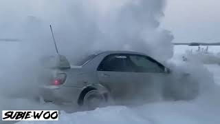 Stock Subaru Bugeye Handles Snow Better than ANY Jeep!