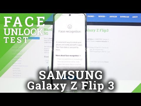 How to Set Up Face Unlock on SAMSUNG Galaxy Z Flip 3 – Add Face Recognition