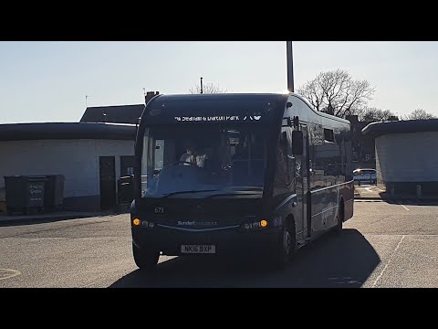 Via The A690: Route X20 | NK16BXP/0673 - Go North East: Optare Solo SR M925