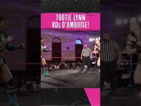 MUST SEE: Tootie Lynn Ramsey KOs Her Opponent! #shortsfeed