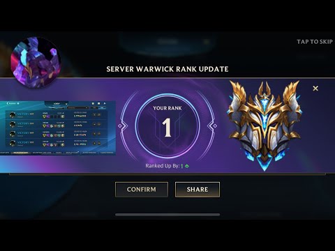 What A Rank 1 Warwick Looks Like