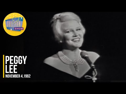 Peggy Lee "Mountain Greenery" on The Ed Sullivan Show