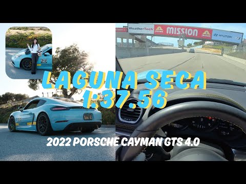 Porsche 718 Cayman GTS 4.0 - Laguna Seca - 1:37.56