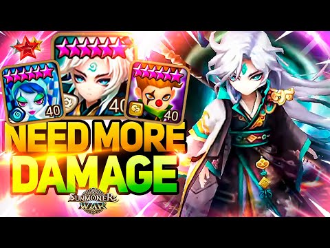 Conqueror Cleave with Hanwul, Lushen and Julie - Summoners War