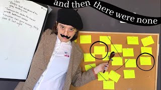 I try to solve an Agatha Christie murder mystery: AND THEN THERE WERE NONE🕰