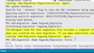 Haciendo y reversando migraciones | Entity Framework 6 | Programando en ASP.NET MVC 5