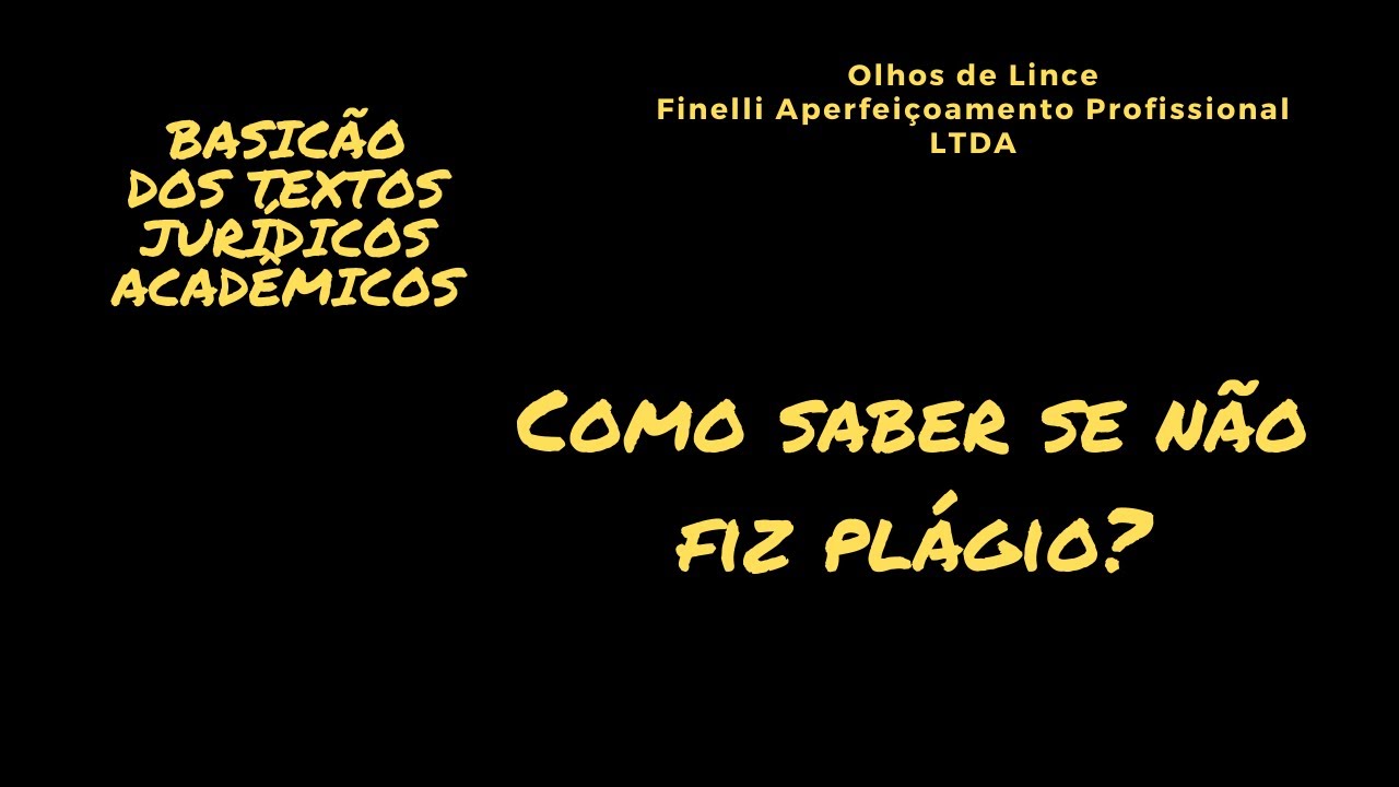 Lília Finelli · Metodologia