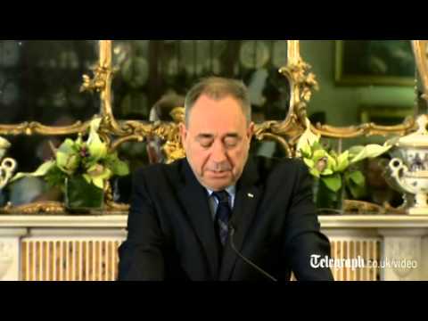 Alex Salmond announces his resignation