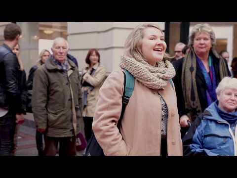 Finnish Female Choir TAIKA - FINLANDIA flashmob