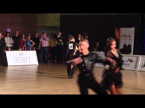 Latvian Championship LA Youth 21.02.2015.1/4 final.Samba. Rebecca Cherepanova & Dima