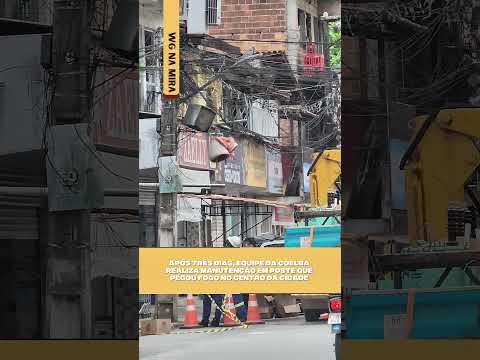 Funcionários da Neoenergia Coelba seguem substituindo transformador em Wenceslau Guimarães