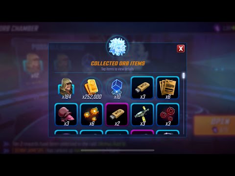 Marvel Strike Force (16 Karnak and 10 Crystal orbs)