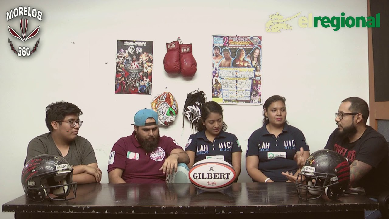 En el estudio nos visitaron integrantes  del club Tlahuica Rugby de Morelos