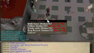 RuneScape - Dharvic kills Animated Rune Armour level 138!