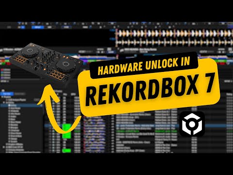 rekordbox 7 hardware unlock & opening for the first time