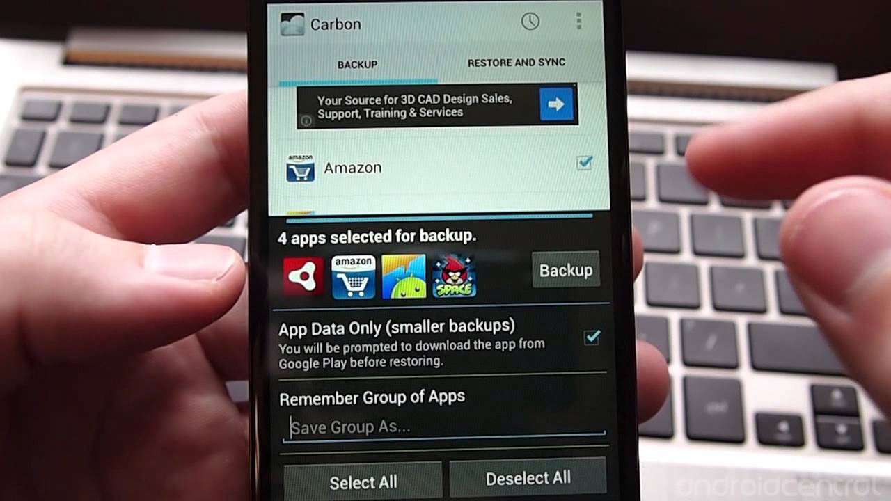 Carbon Backup walkthrough - YouTube