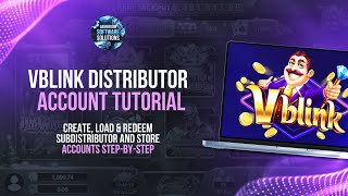Vblink (V-Power) Distributor Account Tutorial | Set Up Subdistributor and Store Agent Accounts