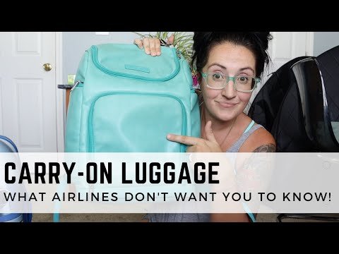 Everything you need to know about carry-on luggage rules | What the airlines don't want you to know!