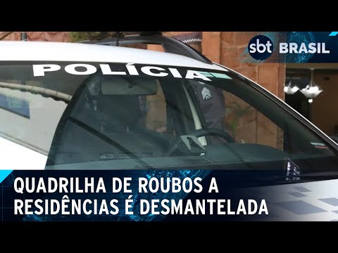 Quadrilha especializada em roubos a residências é desmantelada em São Paulo | SBT Brasil (14/09/24)