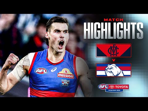 Melbourne v Western Bulldogs Highlights | Round 22, 2025 | AFL