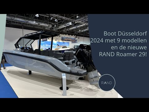 RAND staat ook dit jaar weer op Boot Düsseldorf met 9 modellen. Waaronder de nieuwe RAND Roamer 29!