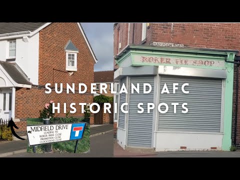 Sunderland AFC Ground now a HOUSING ESTATE and ROKER PIE SHOP! Historic Gems