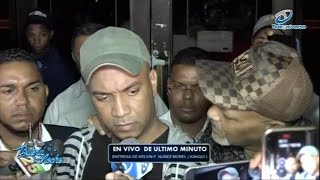 Momento en que Kanqui es entregado a la fiscalía de Santiago y ofrece sus declaraciones