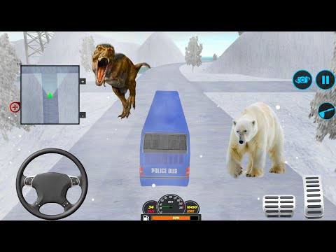 Us Police Uphill Bus Driving Simulator – Police Soldier Duty Bus Driving - Android Gameplay #22