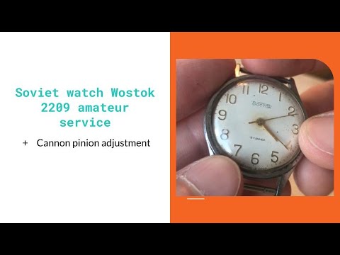 Soviet watch Wostok 2209 amateur service